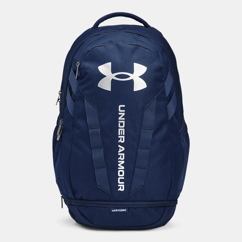Under Armour Hustle 5.0 Backpack Academy / Academy / Silver One Size